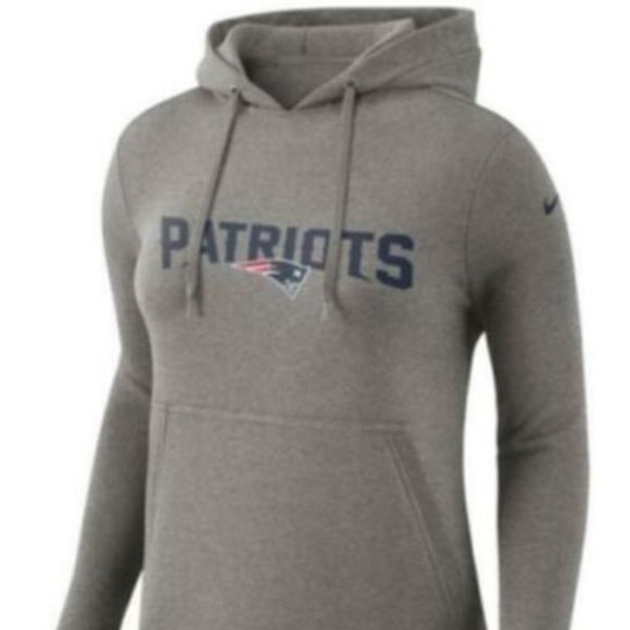Nike New England Patriots Club Pullover Hoodie - Picture 1 of 2